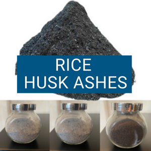 Rice husk ashes